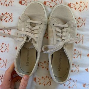 Superga tan suede sneakers size 6.5/37EU
